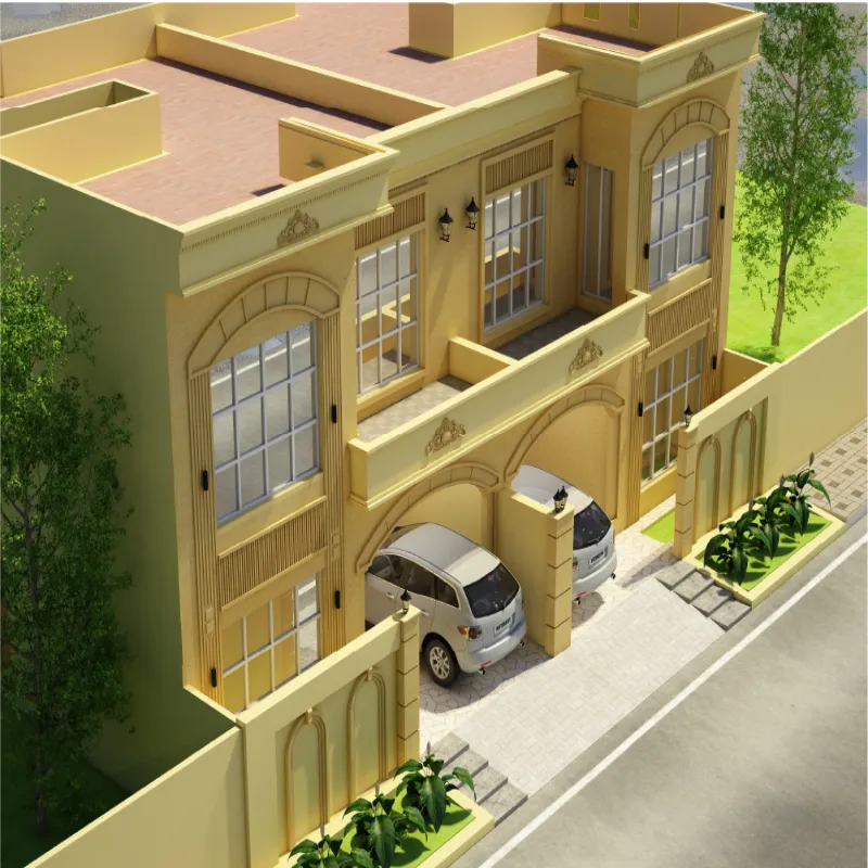 FAIZ-E-AAM HOMES PHASE 1 MULTAN - Luxurious 3 Marla house with modern design, ample parking, and elegant finishes.